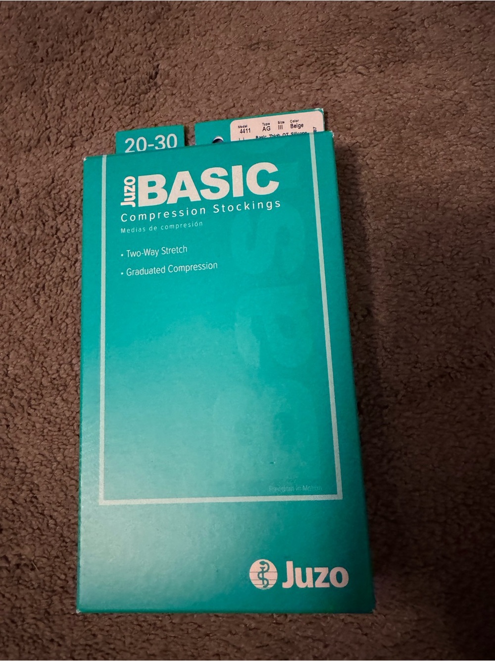 Basic Compression Stockings in Teal